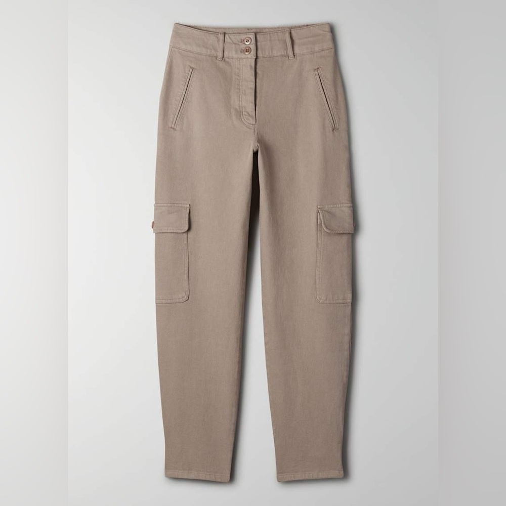 Aritzia Wilfred Free Modern Cargo Pant - Nomad Taupe